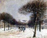 Sisley, Alfred - Road from Saint-Germain to Marly